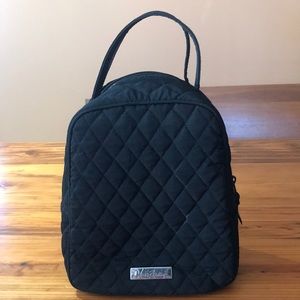 Vera Bradley Black Quilted Lunch Bag